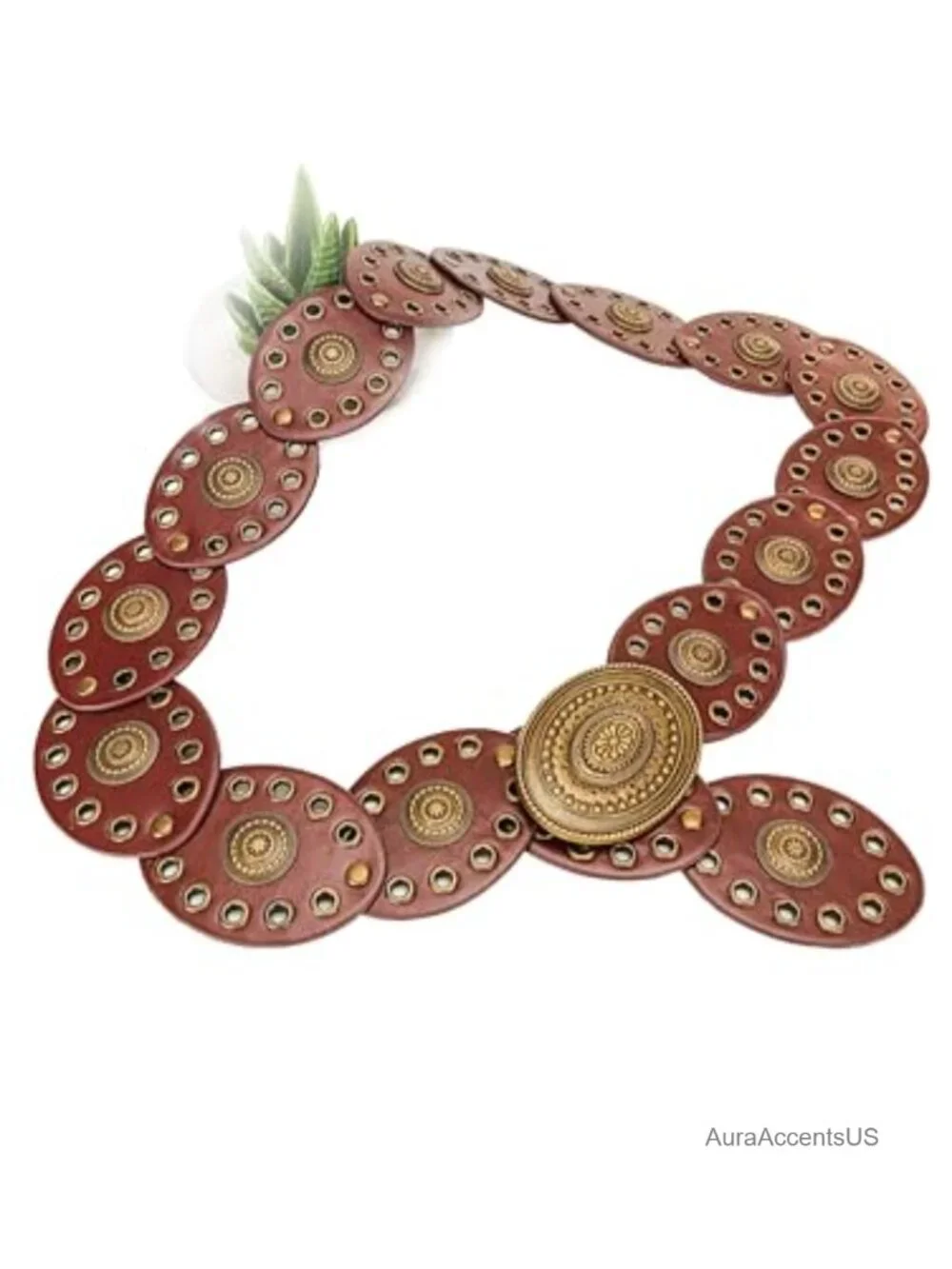 Western Chunky Wide PU Leather Belt with Metal Buckle for Women Boho Cowgirl